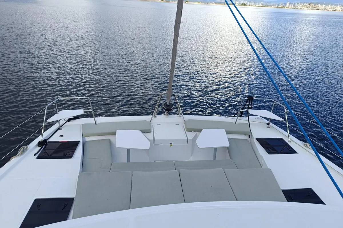 Vegas, a Bali Catspace OW catamaran at Ellomenos, Greece