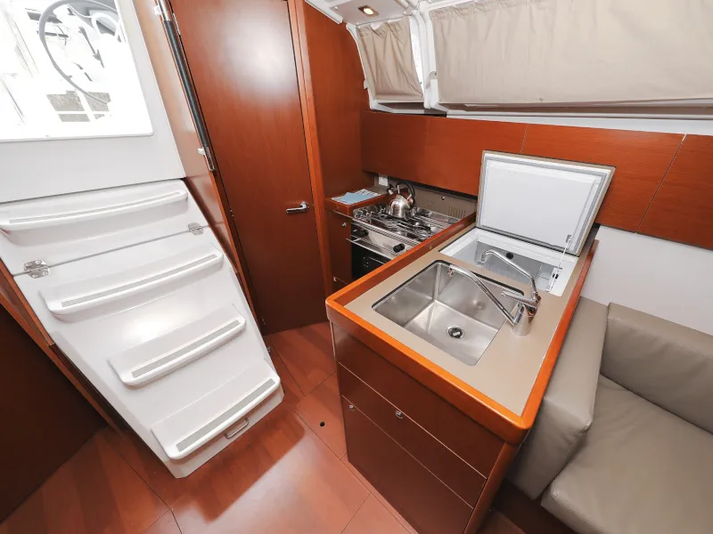 Galley of Idila, a Beneteau Oceanis 35.1 sailboat at Općina Sukošan, Croatia
