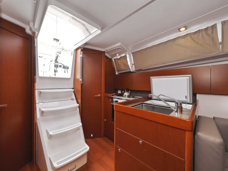 Galley of Idila, a Beneteau Oceanis 35.1 sailboat at Općina Sukošan, Croatia