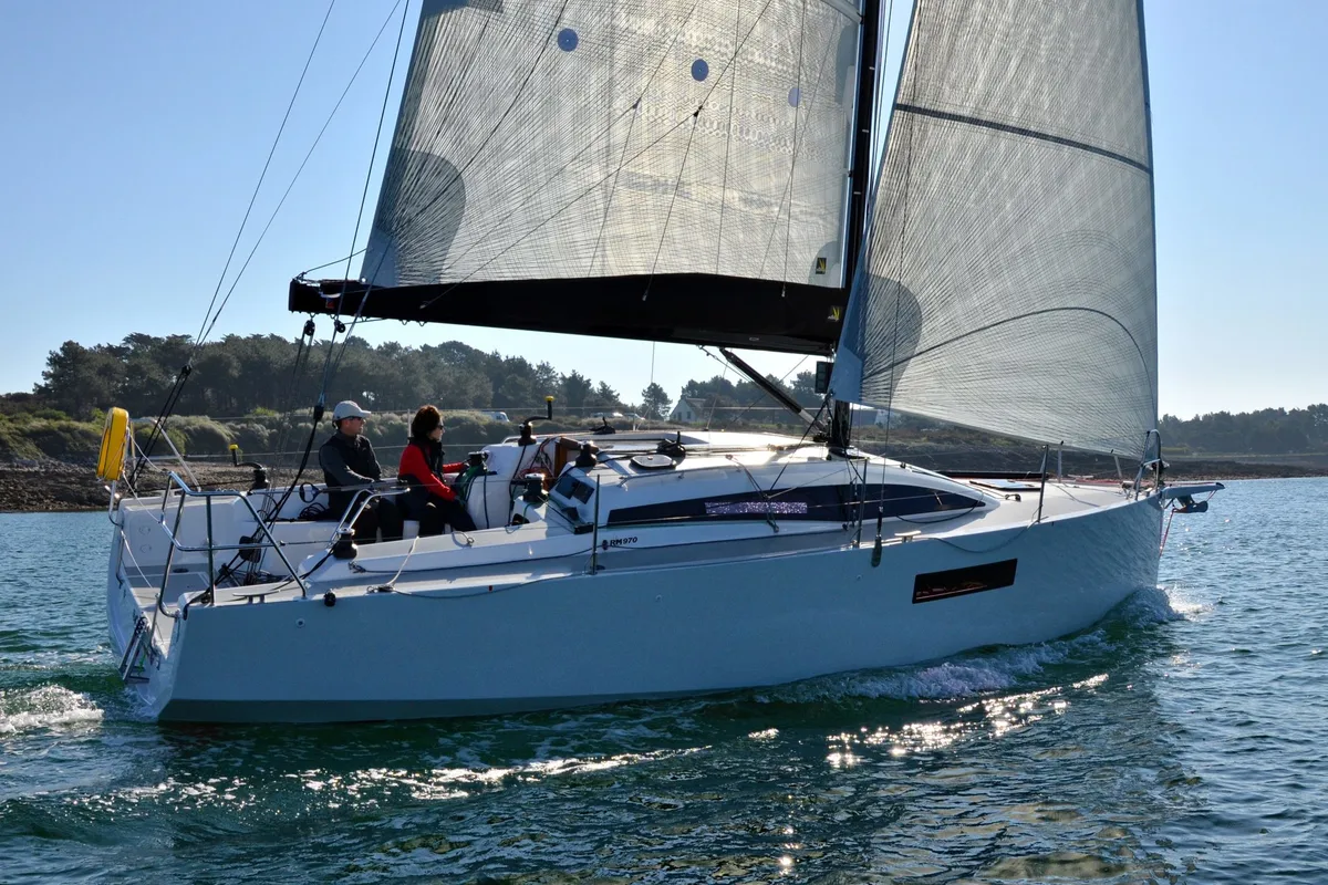 Exterior view of GUSTY 4, a RM 970 sailboat at La Rochelle, France