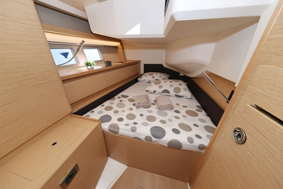 Cabin on Citrus, a Hanse 588 sailboat at Seget Donji, Croatia