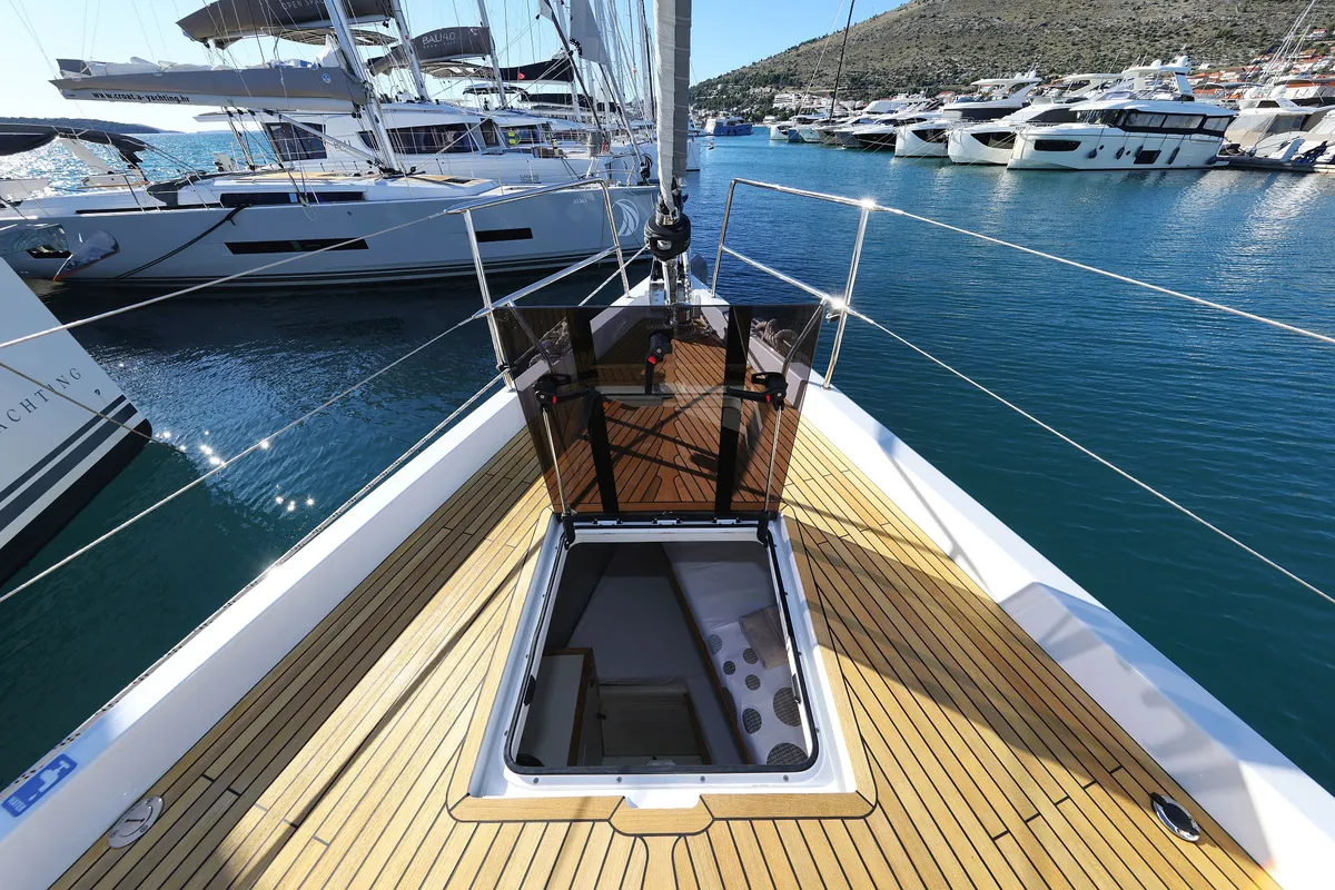 Citrus, a Hanse 588 sailboat at Seget Donji, Croatia