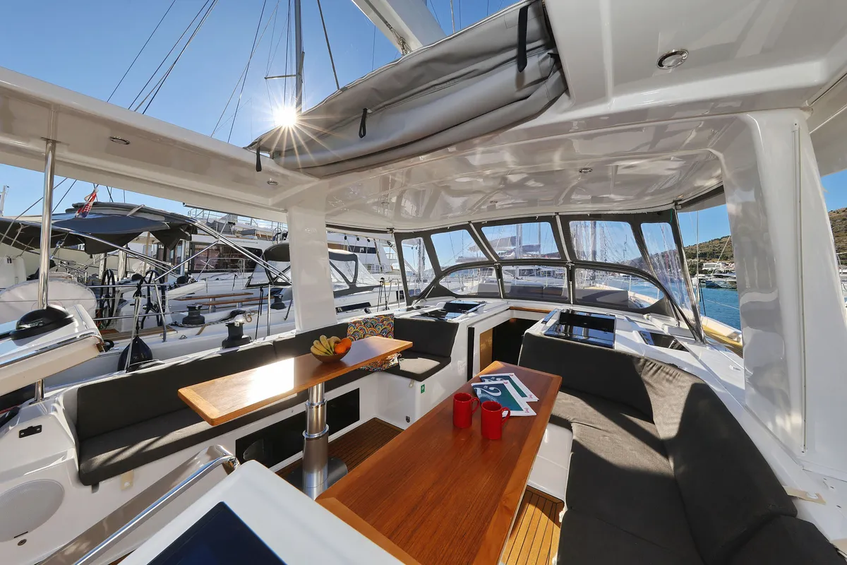 Citrus, a Hanse 588 sailboat at Seget Donji, Croatia