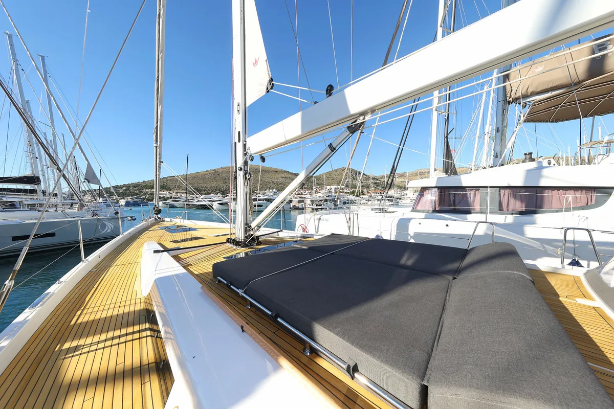 Citrus, a Hanse 588 sailboat at Seget Donji, Croatia