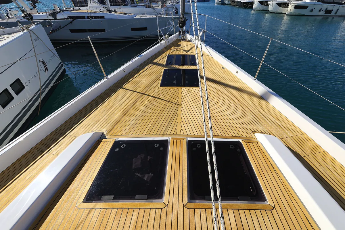 Citrus, a Hanse 588 sailboat at Seget Donji, Croatia