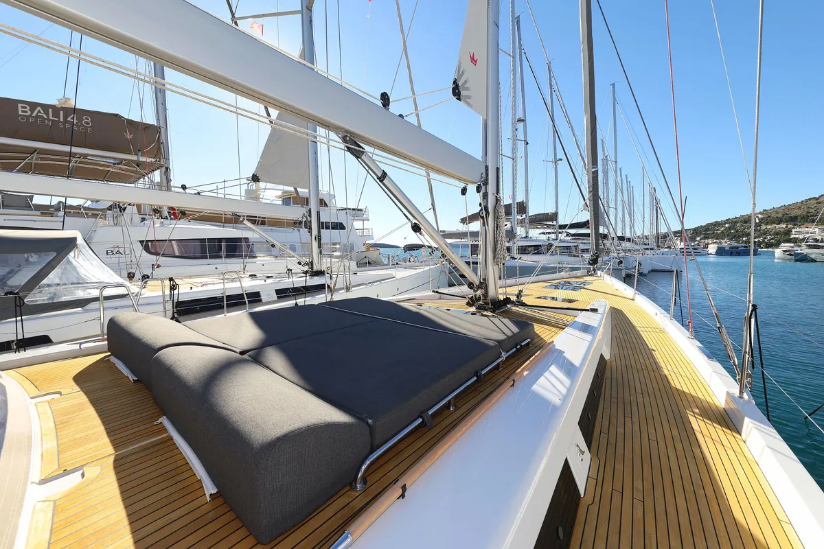 Citrus, a Hanse 588 sailboat at Seget Donji, Croatia