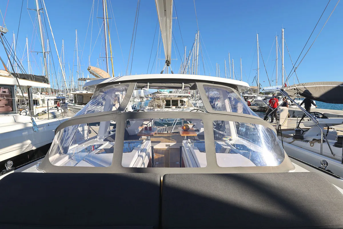 Citrus, a Hanse 588 sailboat at Seget Donji, Croatia