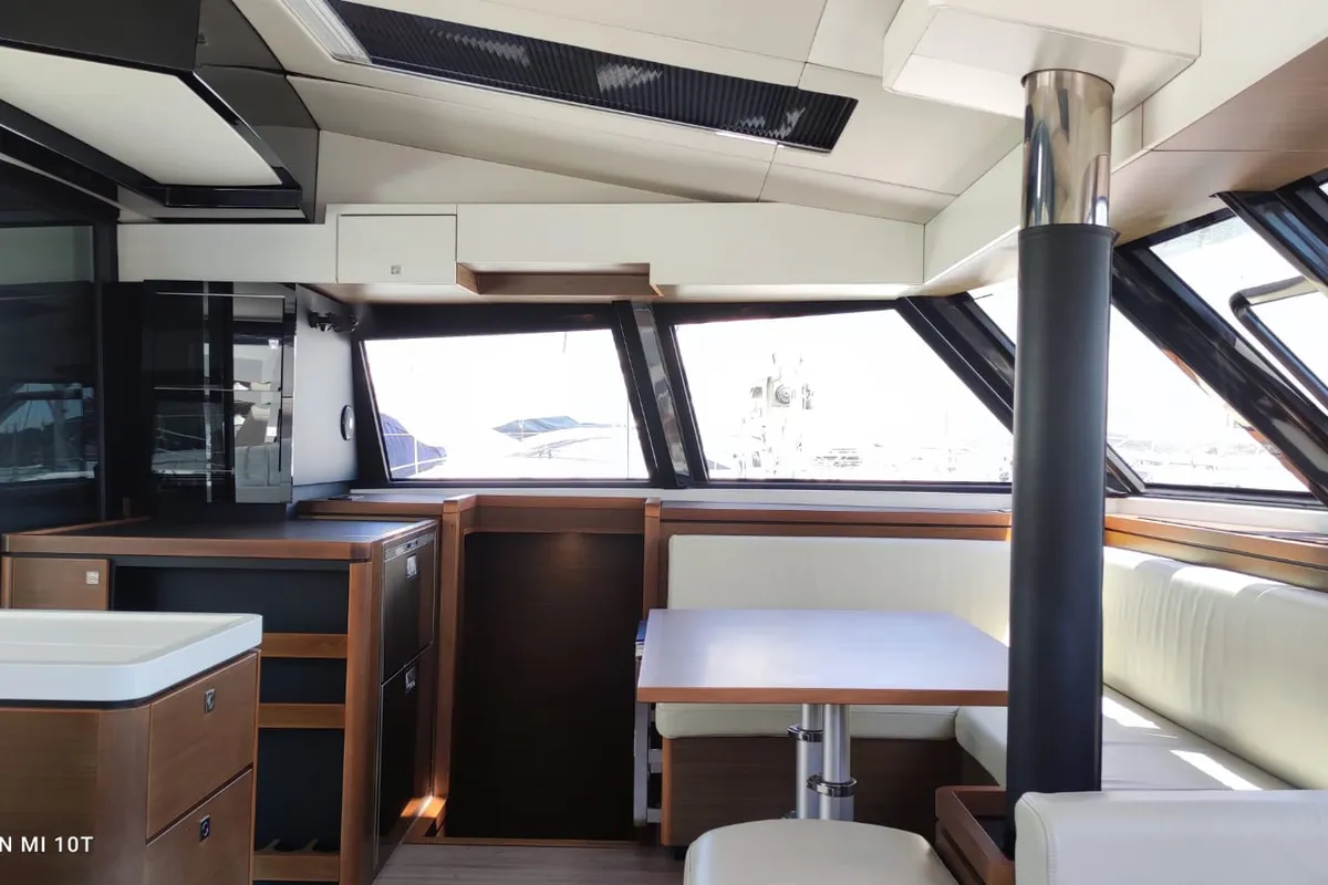 Salon of Sardinia, a Nautitech 46 Fly catamaran at Cagliari, Italy