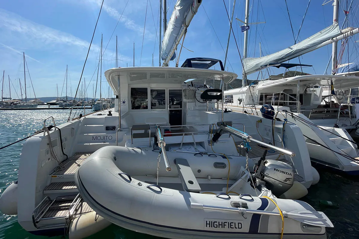 Mojito, a Lagoon 40 catamaran at Seget Donji, Croatia
