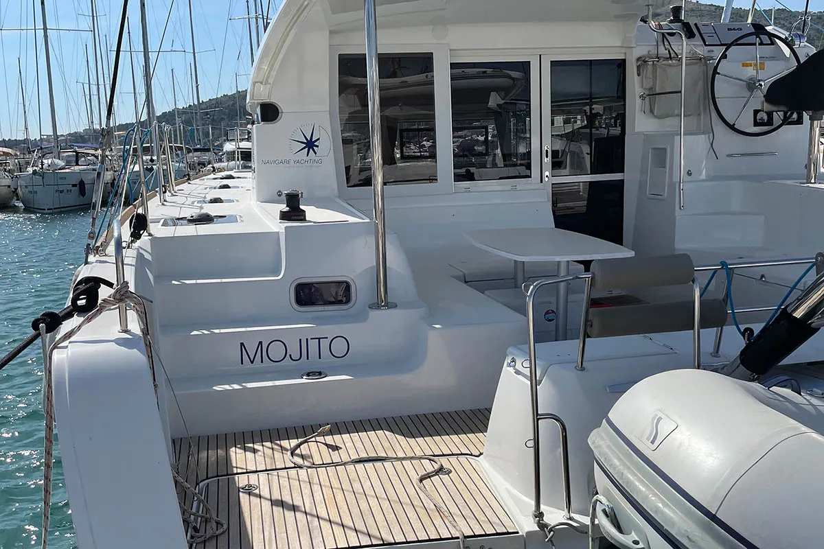 Mojito, a Lagoon 40 catamaran at Seget Donji, Croatia