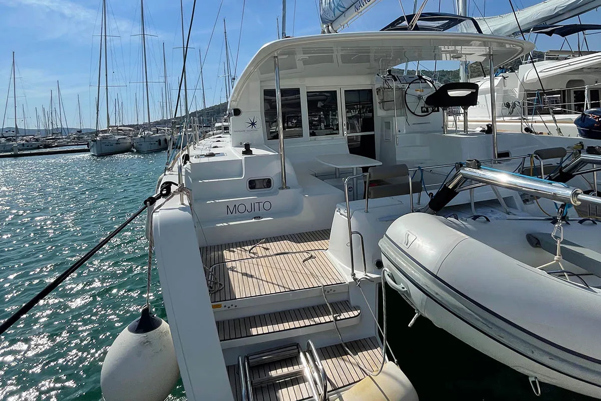 Mojito, a Lagoon 40 catamaran at Seget Donji, Croatia