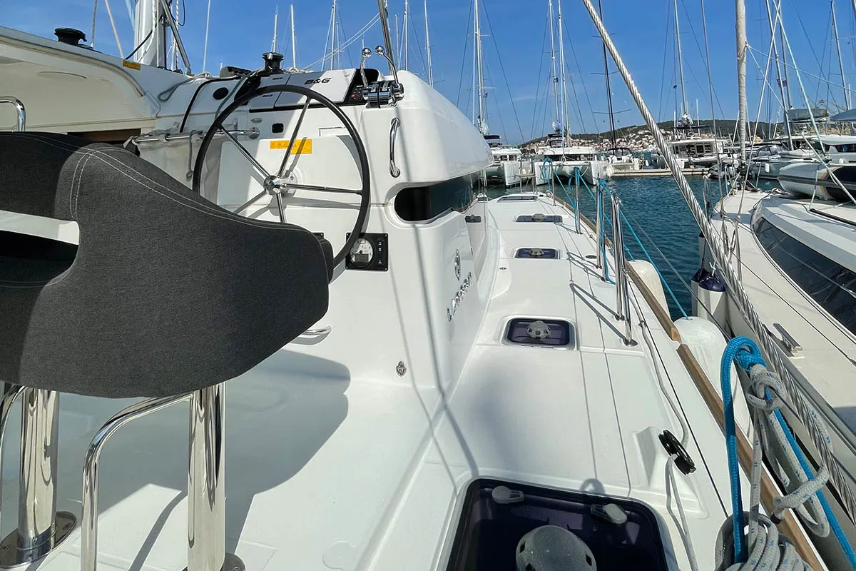 Mojito, a Lagoon 40 catamaran at Seget Donji, Croatia