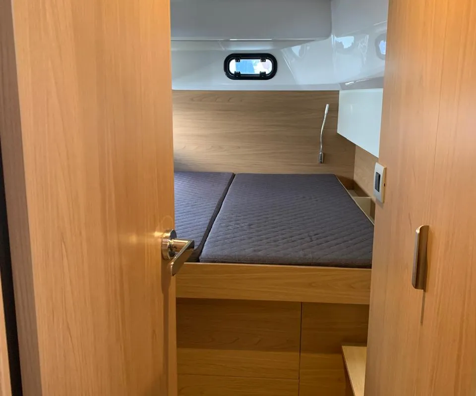 Cabin on Timeless, a Bali Catsmart catamaran at Ellomenos, Greece