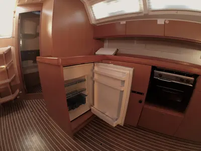 Galley of Elektra, a Bavaria Cruiser 46 sailboat at Zadar, Croatia