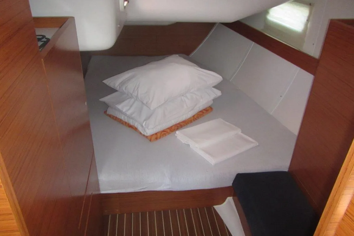 Elixir, a Elan 444 Impression sailboat at Grad Biograd na Moru, Croatia