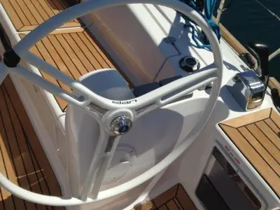 Elixir, a Elan 444 Impression sailboat at Grad Biograd na Moru, Croatia