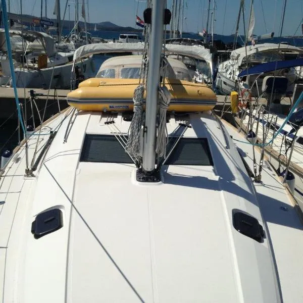 Elixir, a Elan 444 Impression sailboat at Grad Biograd na Moru, Croatia