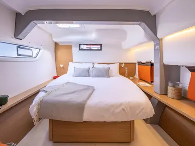 Cabin on Mon Bijou, a Excess 14 catamaran at Toulon, France