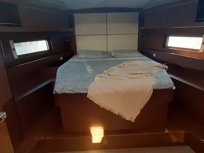 Cabin on Black Jack, a Beneteau Oceanis 46.1 sailboat at Dubrovnik, Croatia