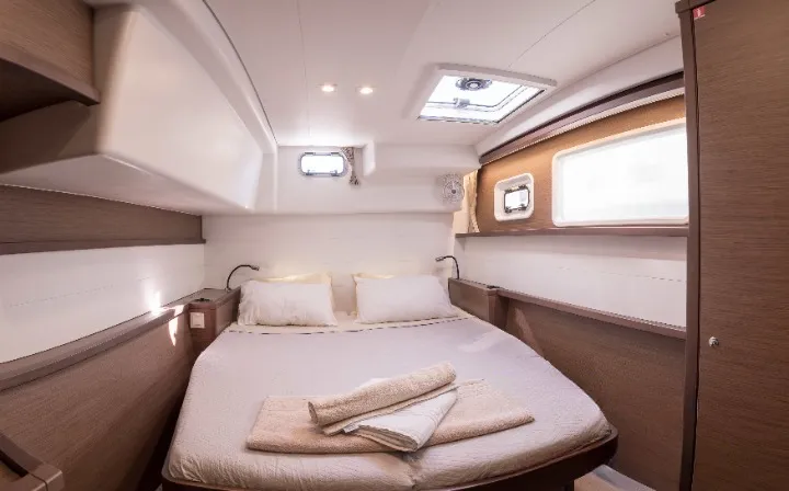Cabin on Mary One, a Lagoon 450 F catamaran at Municipal Unit of Palairos, Greece