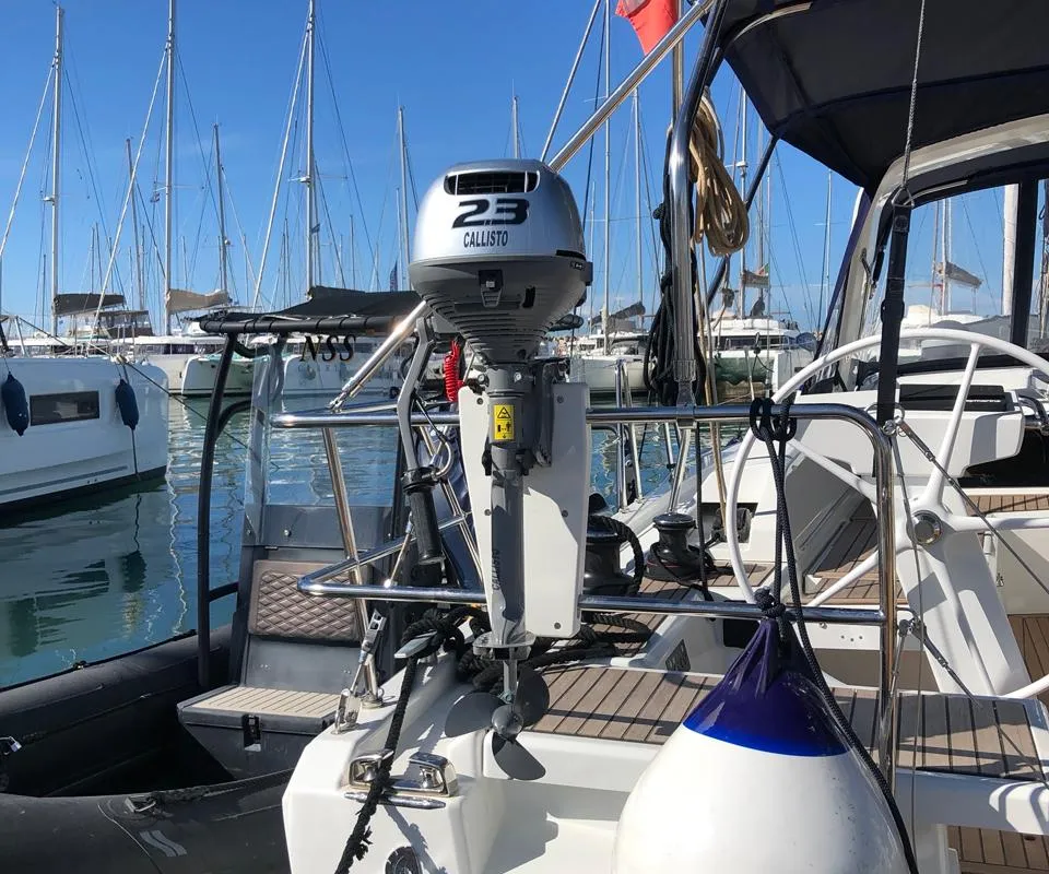 Callisto, a Beneteau Oceanis 46.1 sailboat at Salerno, Italy