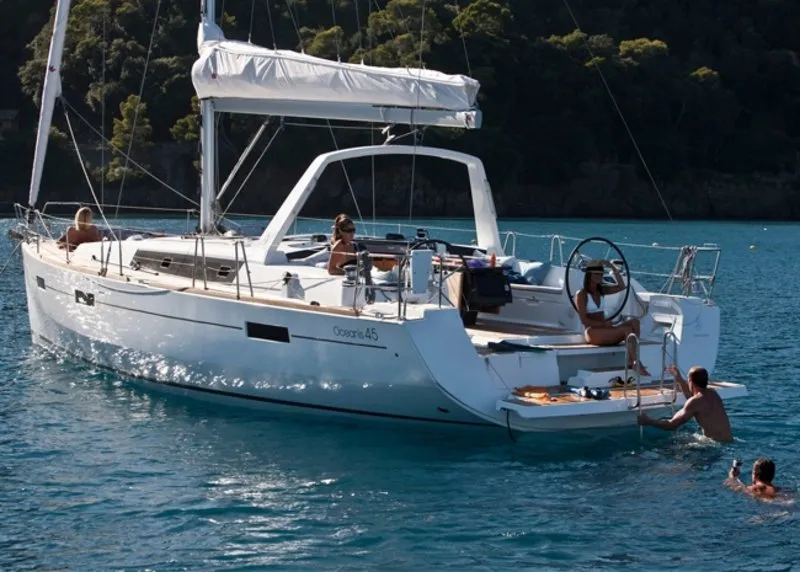 Fantasy Planet, a Beneteau Oceanis 45 sailboat at Marsala, Italy