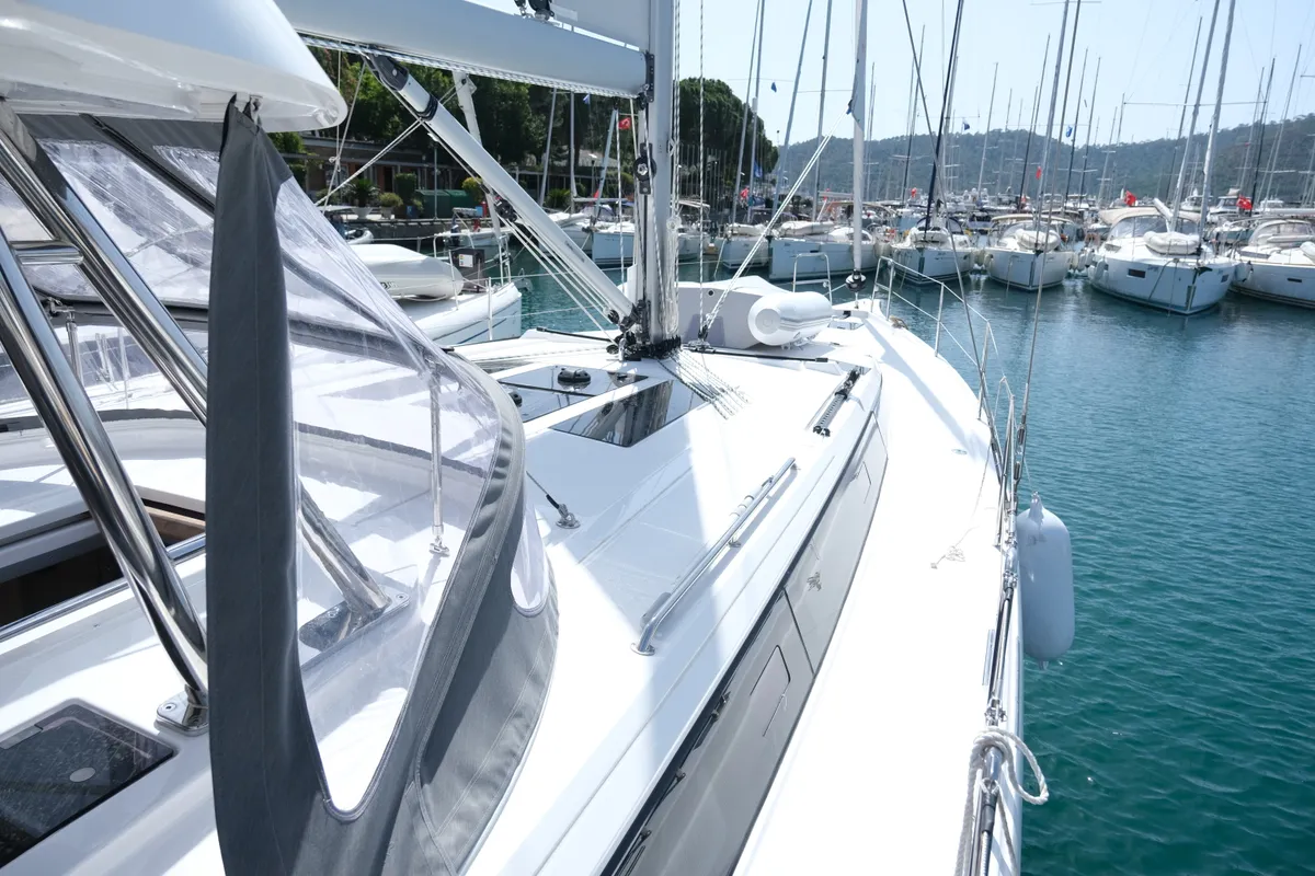 Daviana, a Bavaria C46 sailboat at Fethiye, Turkey