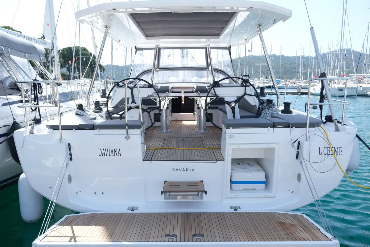 Daviana, a Bavaria C46 sailboat at Fethiye, Turkey