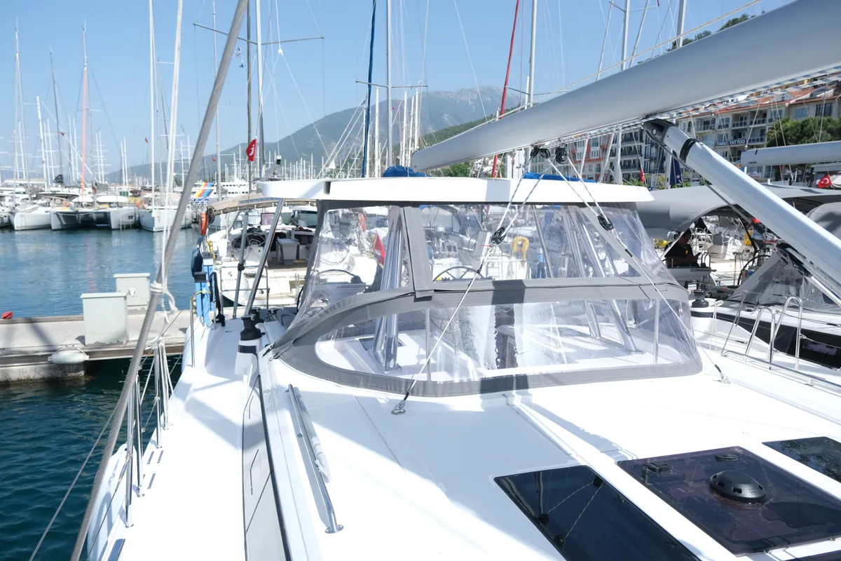 Daviana, a Bavaria C46 sailboat at Fethiye, Turkey
