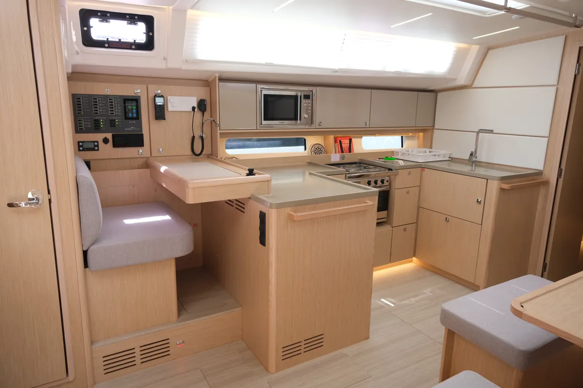 Daviana, a Bavaria C46 sailboat at Fethiye, Turkey