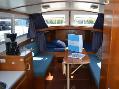 Salon of South Pacific, a De Drait Doerak 850 OK motorboat at Drachten, Netherlands