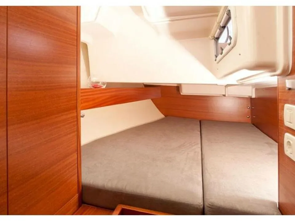 Cabin on White Butterfly, a AD Boats Salona 41 sailboat at Marmaris, Turkey