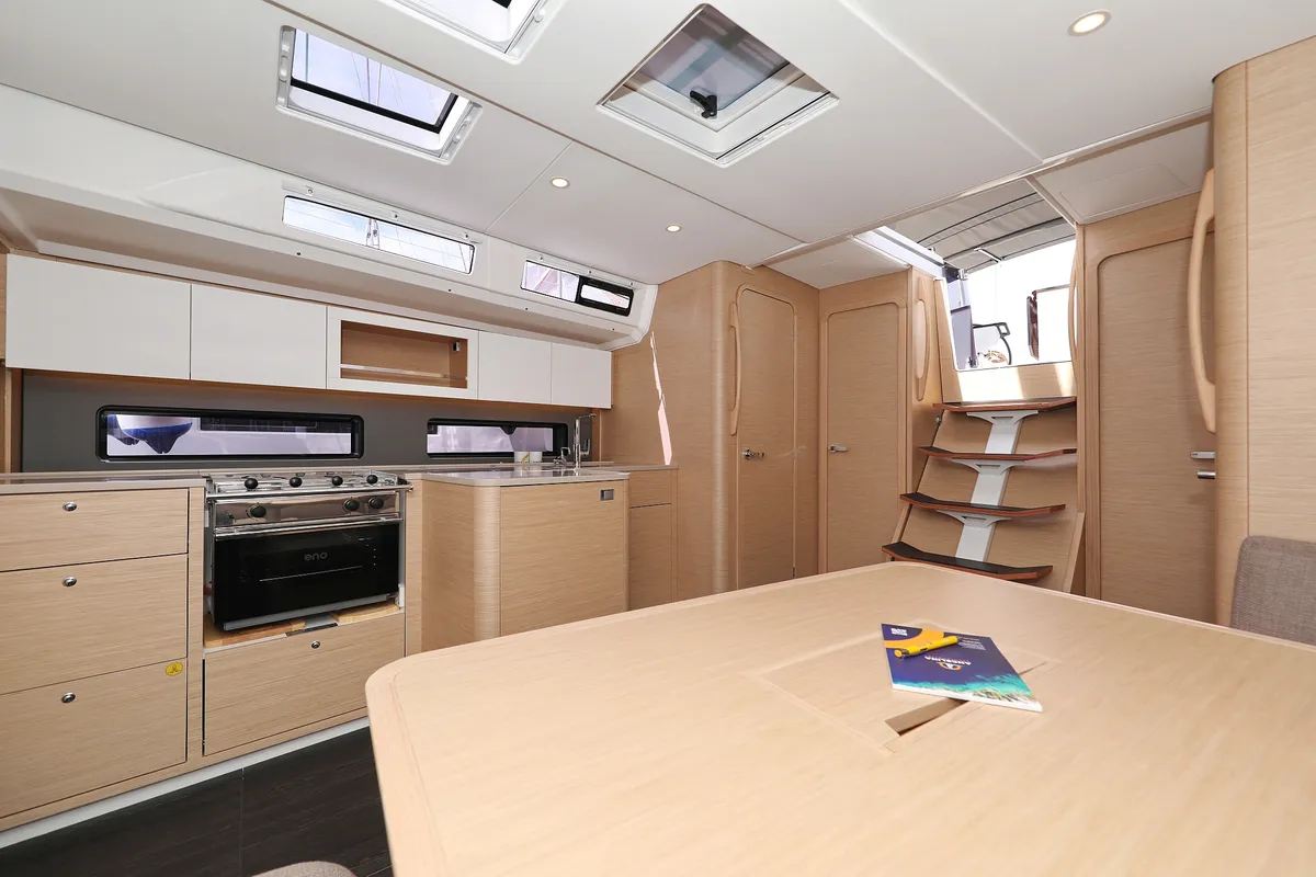 Cabin on No Worries, a Dufour 41 sailboat at Grad Biograd na Moru, Croatia