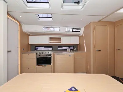 Cabin on No Worries, a Dufour 41 sailboat at Grad Biograd na Moru, Croatia