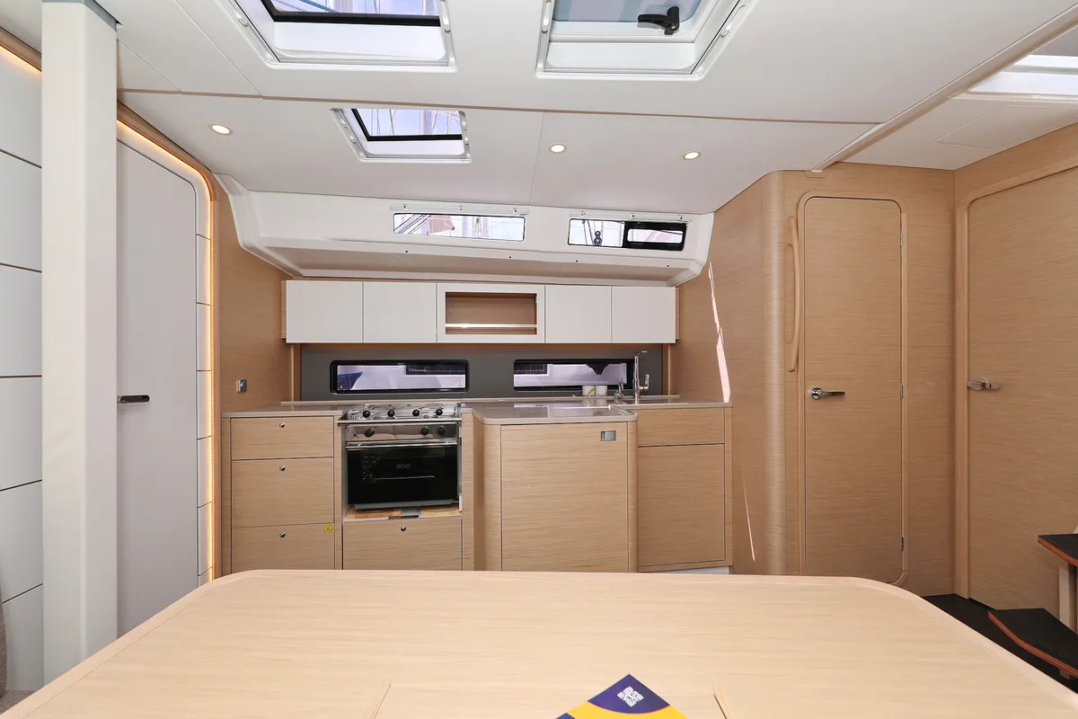 Cabin on No Worries, a Dufour 41 sailboat at Grad Biograd na Moru, Croatia