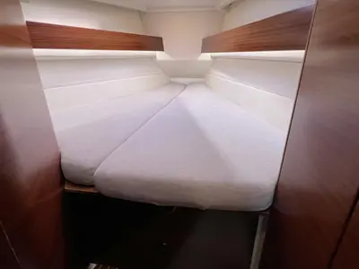Cabin on Punta d'Oro, a AD Boats Salona 38 sailboat at Heiligenhafen, Germany
