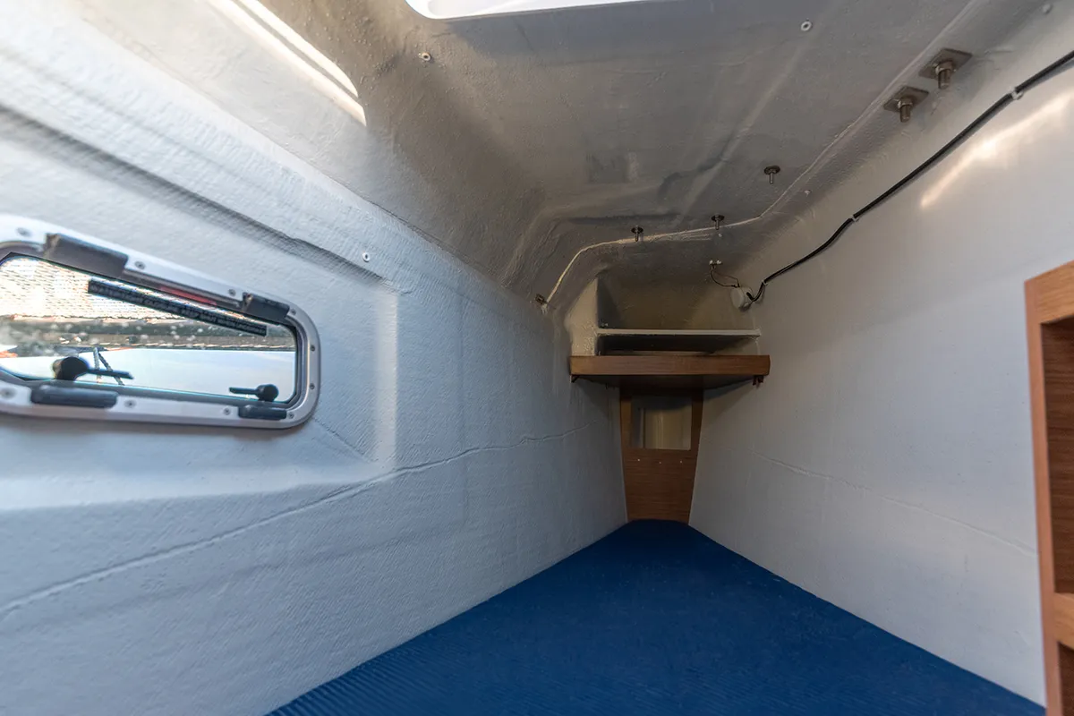 Cabin on Beatrix, a Lagoon 42 catamaran at Cagliari, Italy