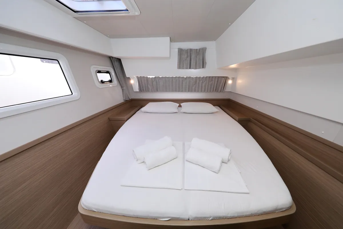 Cabin on Lagoon 42, a catamaran at Sukošan, Croatia