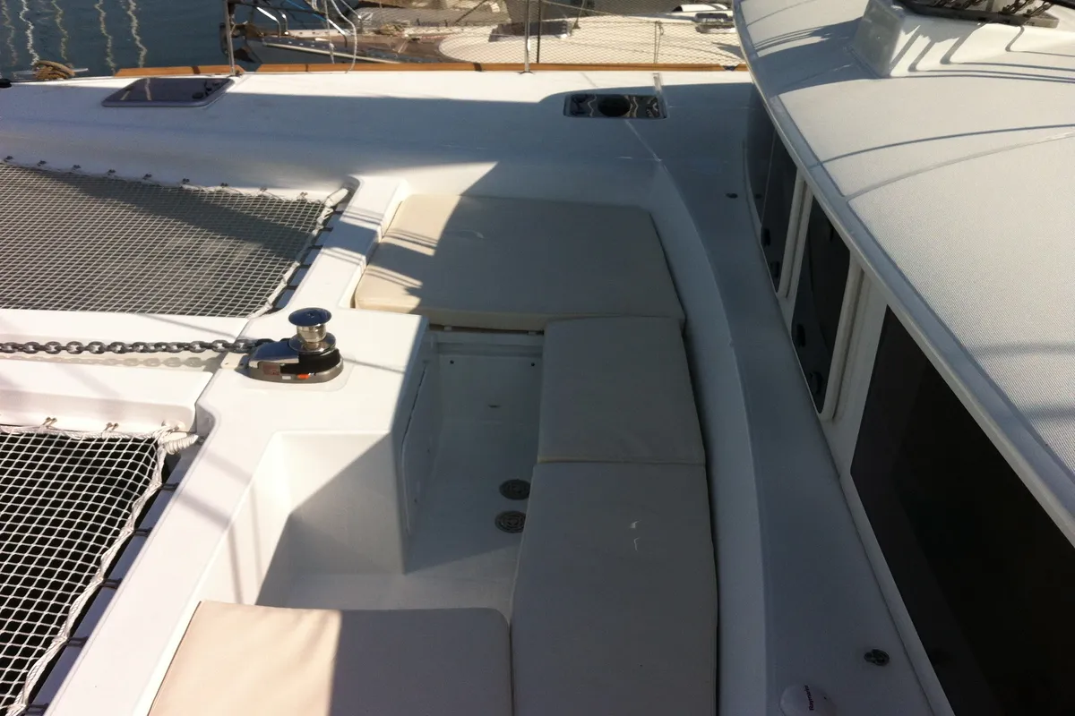 Deck of Bevanda, a Lagoon 450 catamaran at Općina Medulin, Croatia