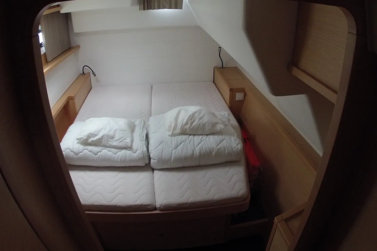 Cabin on Bevanda, a Lagoon 450 catamaran at Općina Medulin, Croatia