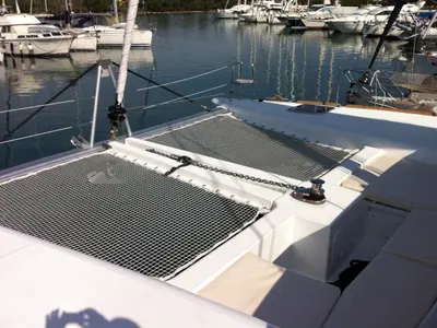 Deck of Bevanda, a Lagoon 450 catamaran at Općina Medulin, Croatia