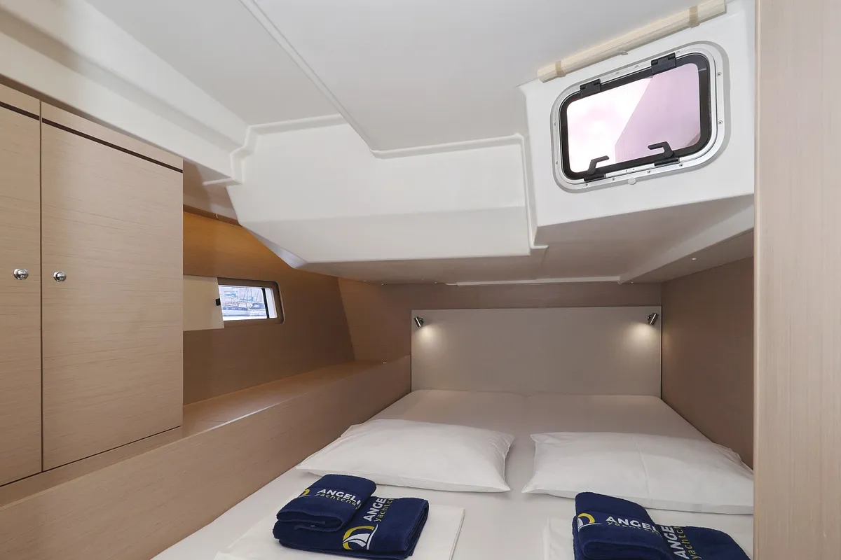 Cabin on Jupiter, a Beneteau Oceanis 51.1 sailboat at Grad Biograd na Moru, Croatia