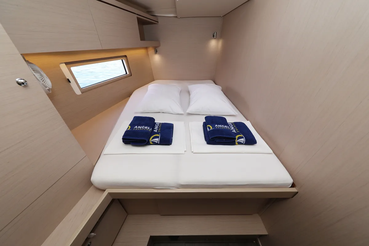 Cabin on Jupiter, a Beneteau Oceanis 51.1 sailboat at Grad Biograd na Moru, Croatia