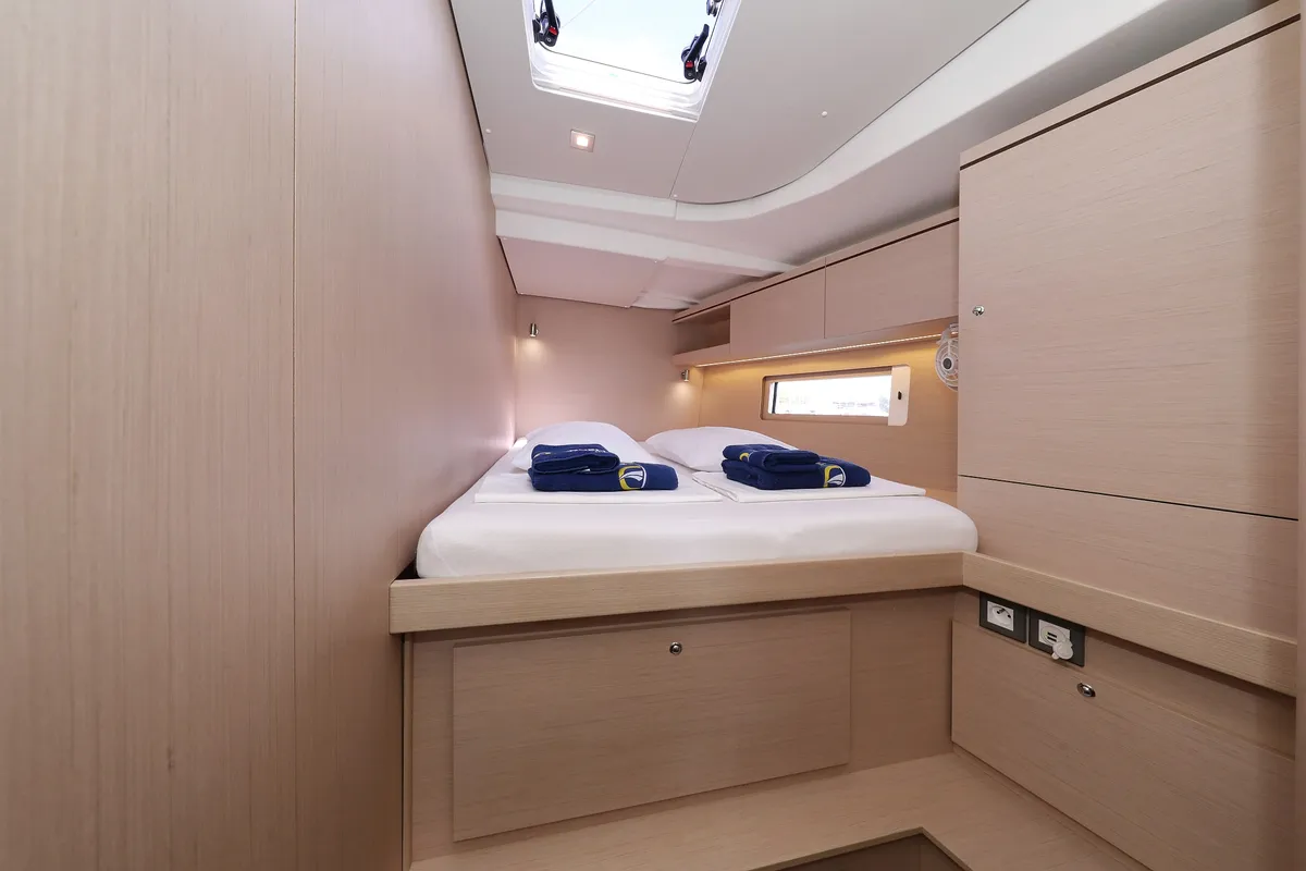Galley of Jupiter, a Beneteau Oceanis 51.1 sailboat at Grad Biograd na Moru, Croatia