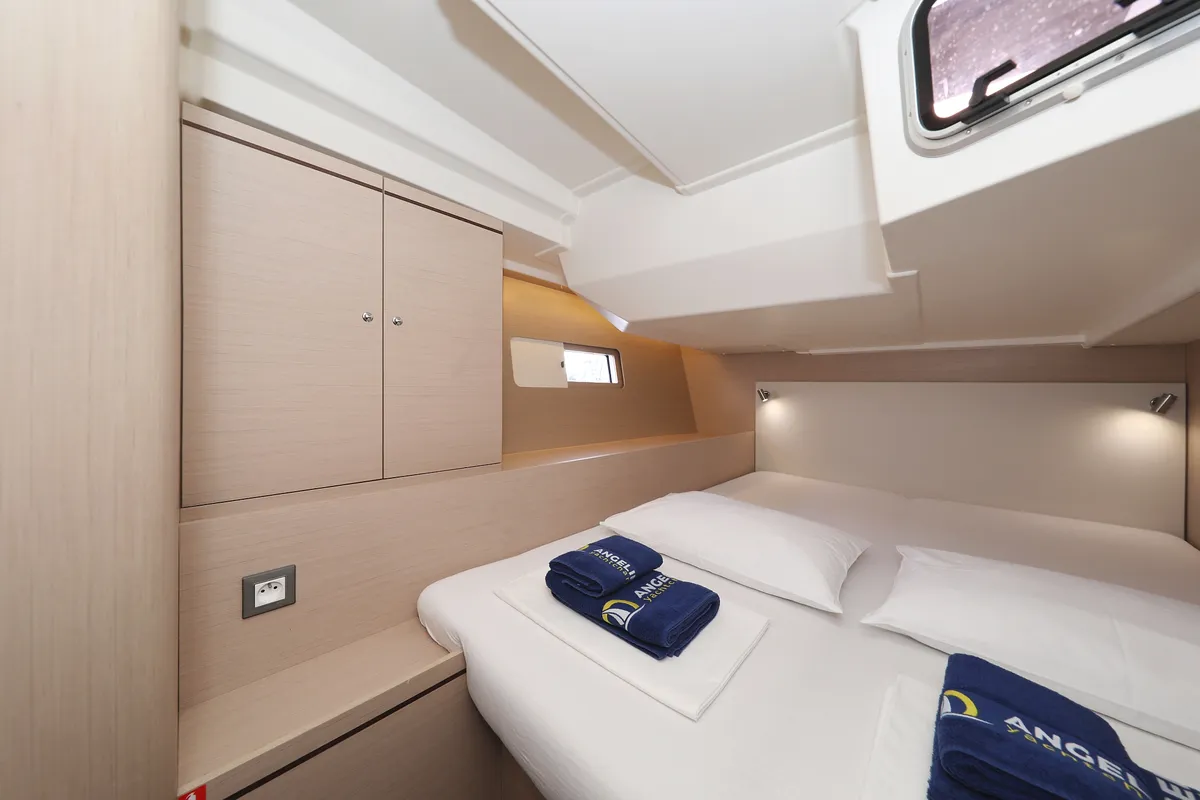 Exterior view of Jupiter, a Beneteau Oceanis 51.1 sailboat at Grad Biograd na Moru, Croatia