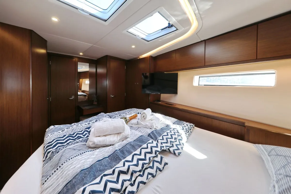 BE Luxe, a Bavaria C57 sailboat at Split, Croatia