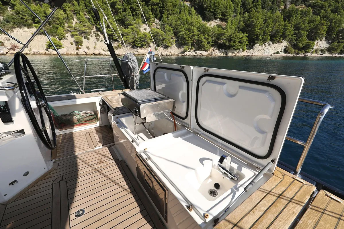 BE Luxe, a Bavaria C57 sailboat at Split, Croatia