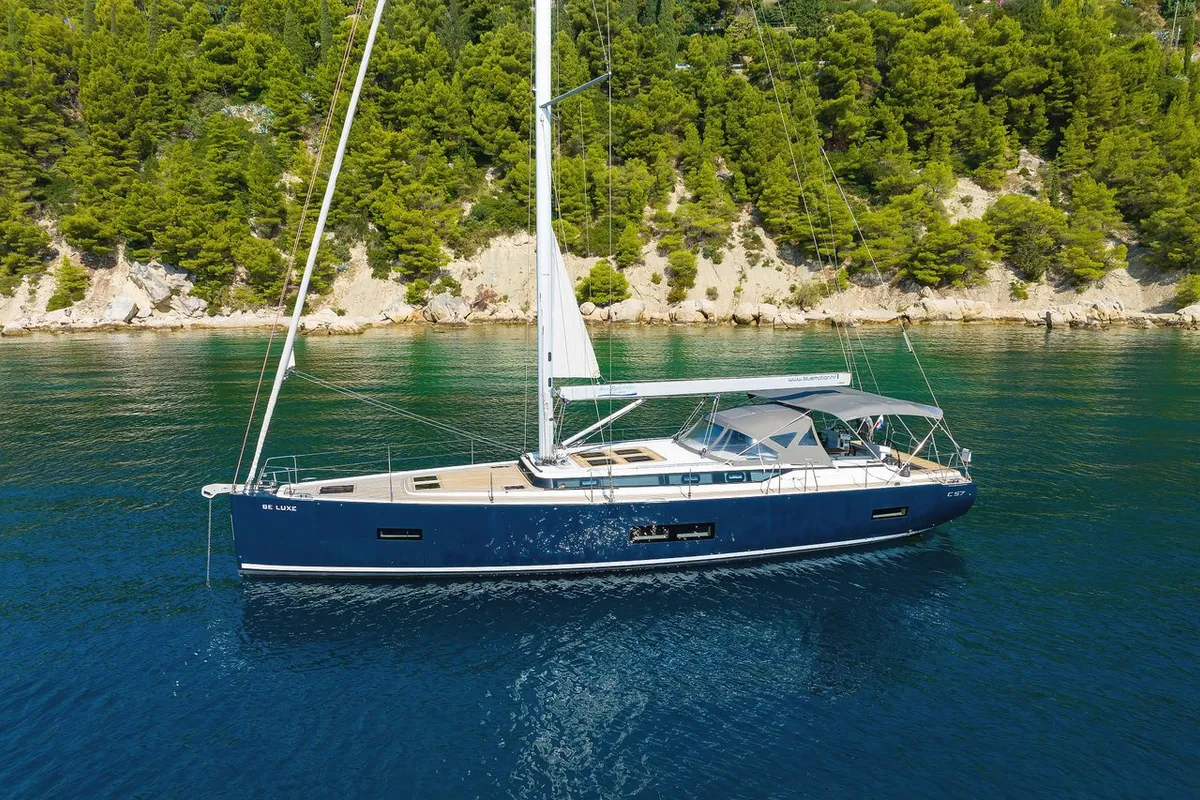 BE Luxe, a Bavaria C57 sailboat at Split, Croatia