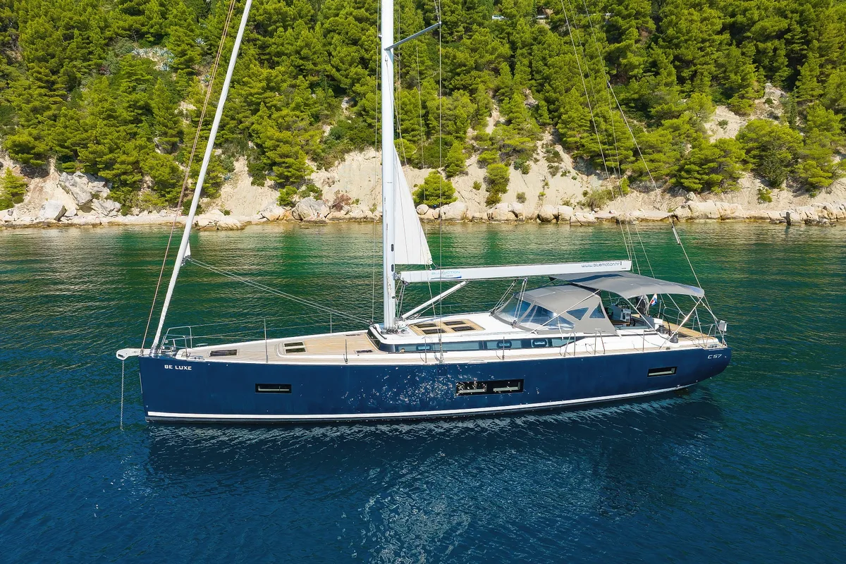 BE Luxe, a Bavaria C57 sailboat at Split, Croatia