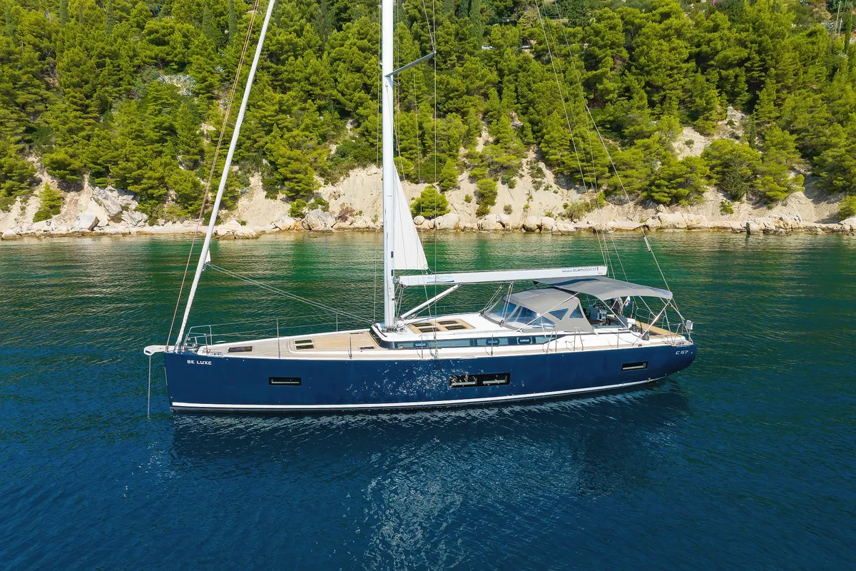 BE Luxe, a Bavaria C57 sailboat at Split, Croatia